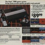 Divulgação do Atari 7800.