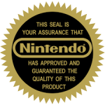 O selo de qualidade (e exclusividade) da Nintendo.