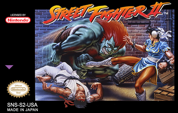 Street Fighter 2 Turbo Hyper Fighting - Box Traduzido (snes)